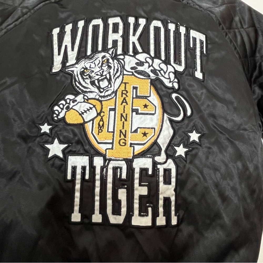 Dolce & Gabbana Baby Black Quilted Puffer Jacket Tiger Size 2 - Picture 3 of 15